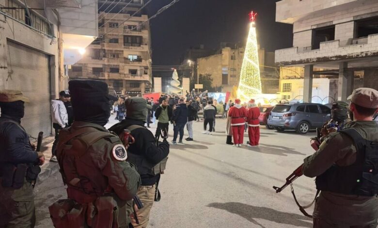 احتفالات اعياد الميلادة سوريا امدر تايمز