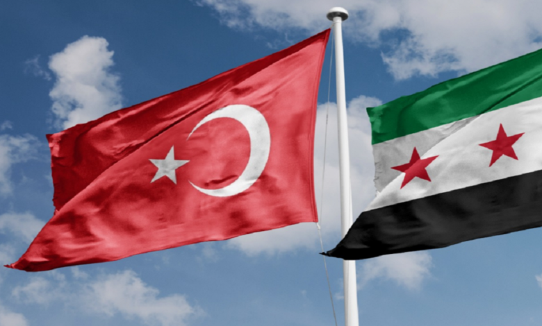 علم تركيا وسوريا امدر تايمز