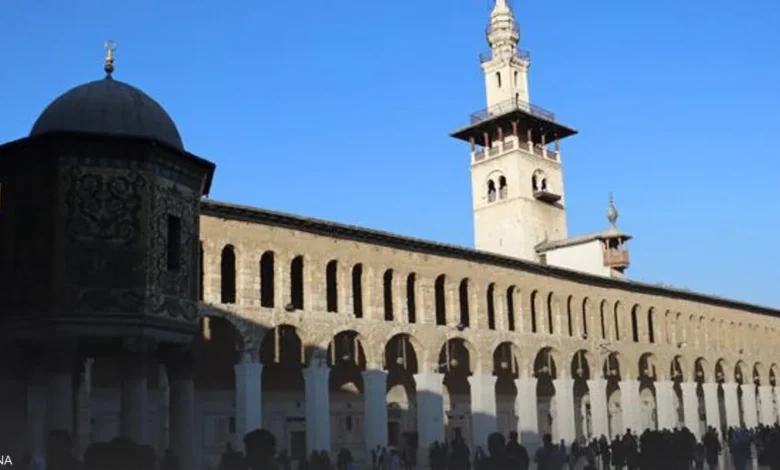 المسجد النبوي دمشق امدر تايمز