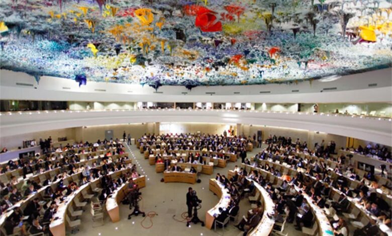 unhrcunhumanrightscouncilmeetingroom امدر تايمز
