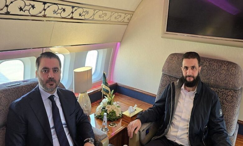 الشرع ووزير خارجيته امدر تايمز