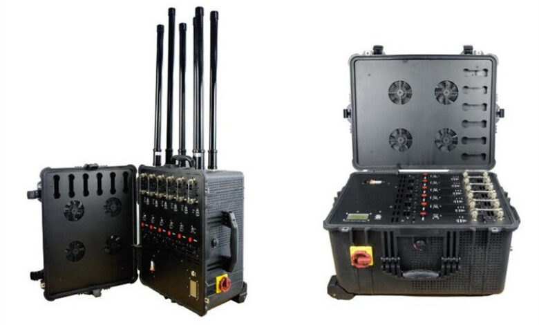 pl150130788antennasdronesignaljammer24ghzfrequencyjammerwith2hoursinnerbattery امدر تايمز
