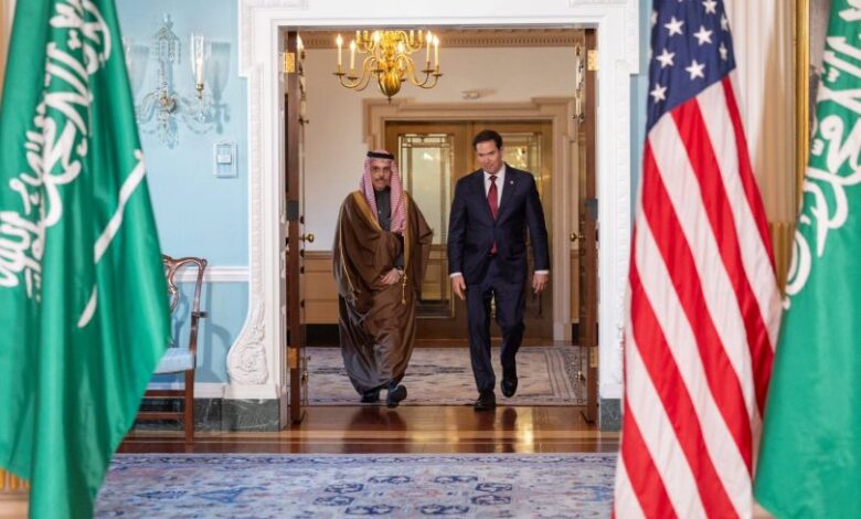 وزير الخارجية الامريكي والسعودي امدر تايمز