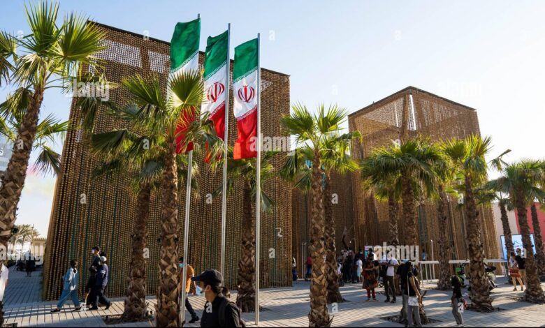 10212021dubaiuaeiranpavilioninexpo2020mobilitydistrictaglobaleventonsustainabilityandfutureinnovation2H33YT4 امدر تايمز