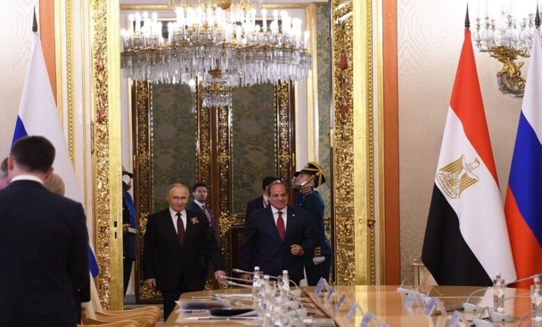 السيسي وبوتين امدر تايمز