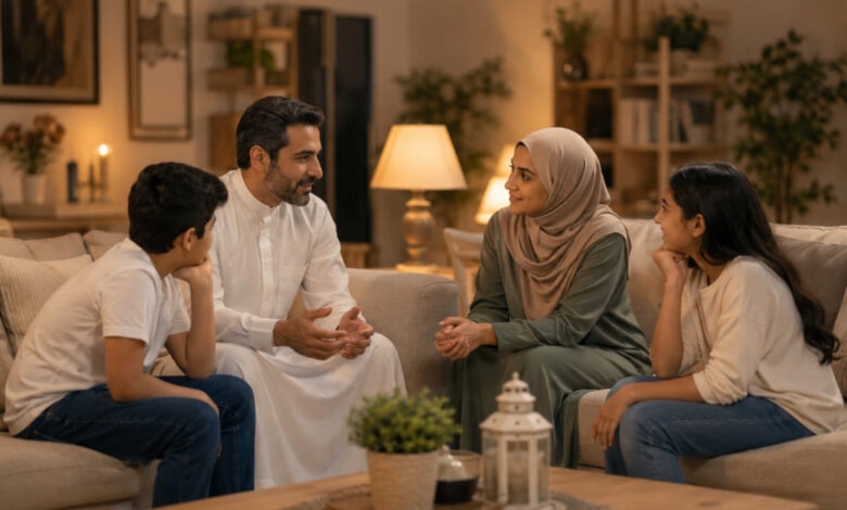 الحوار والتواصل الاسري كتب الدكتور خضر علي ملحم