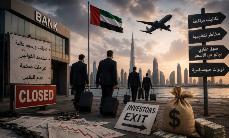الإعلامى الدكتور مجدي كامل الهواري يكتب : لماذا هرب المستثمرين والبنوك من الإمارات؟