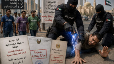 الإعلامى الدكتور مجدي كامل الهواري يكتب : رجال التحريات يطاردون المصريين بالصواعق الكهربية فى شوارع الشارقة بالإمارات