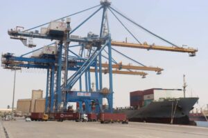 استقبلت محطة الحاويات بالميناء الجنوبي في بورتسودان، لأول مرة، باخرة تابعة لخط Transmar-Atlantic الملاحي