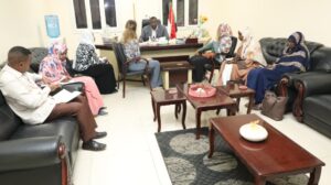 بحث مدير عام وزارة التنمية الاجتماعية بولاية الخرطوم، الوزير المكلف الأستاذ صديق حسن فريني، مع وفد صندوق الأمم المتحدة للسكان