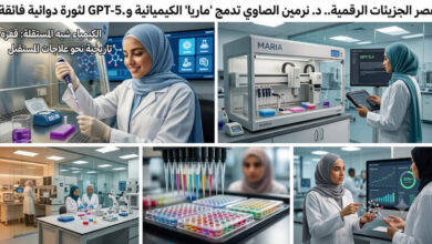 ​عصر الجزيئات الرقمية .. د. نرمين الصاوي تدمج "ماريا " الكيميائية و GPT-5.4 لثورة دوائية فائقة .