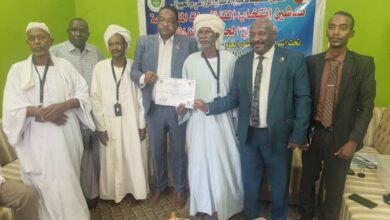 تدشين قيام التنظيمات المتخصصة بمشروع الجزيرة وامتداد المناقل، وانتخاب قيادة جديدة ضمن خطة تنظيم أصحاب مهن الإنتاج الزراعي والحيواني لتعزيز العمل المؤسسي بالقطاع الزراعي.