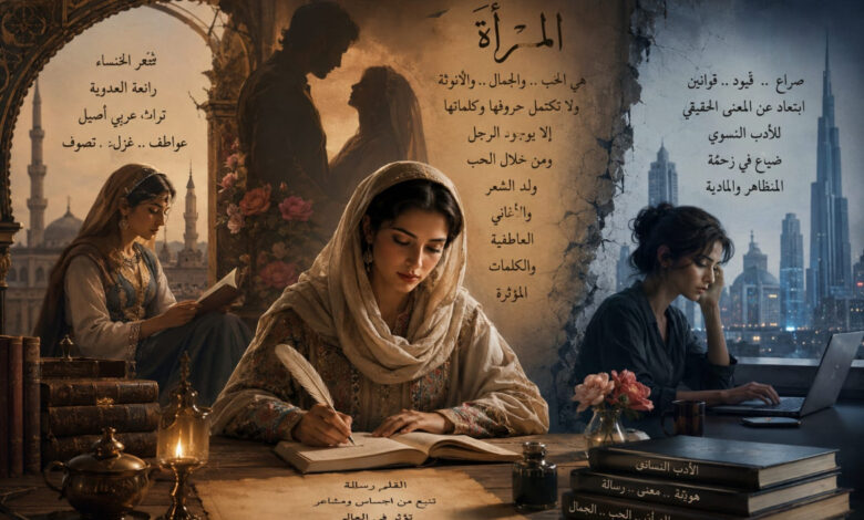 الكاتبة و الادبيه اللبنانية ماري روز بربارى تكتب : الادب النسائى قديما" و حديثا"