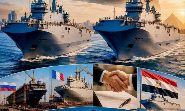 حاملتا الميسترال من روسيا إلى مصر قصة صفقة غيرت موازين القوى البحرية فى المنطقة