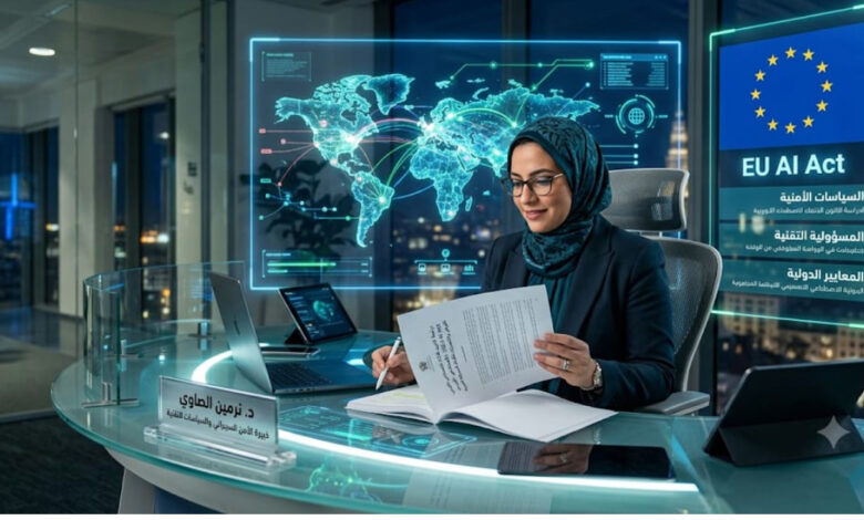 السيادة السيبرانية فوق التجارة .. د. نرمين الصاوي تفكك شفرات " قانون تنظيم الذكاء الاصطناعي الأوروبي " الجديد .