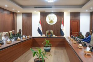مجلس السيادة برئاسة عبد الفتاح البرهان يبحث الأوضاع الاقتصادية والأمنية والخدمية في السودان، ويطمئن على سير العمليات والأوضاع الأمنية بمختلف المحاور.
