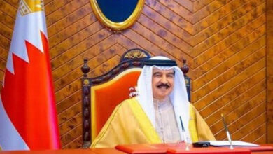 ملك البحرين: مصر تضطلع بدور محورى على المستويين الإقليمى والدولى.