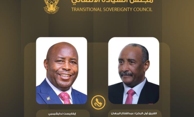 رئيس الاتحاد الأفريقي إيفاريست ندايشيميي يشيد بجهود الحكومة السودانية لتهيئة بيئة الحوار، ويؤكد دعم بوروندي والاتحاد الأفريقي لتحقيق السلام والتنمية في السودان