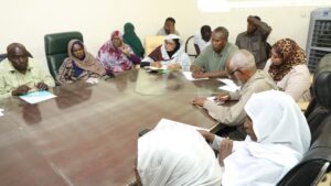 وزارة التنمية الاجتماعية بالخرطوم تبحث مع منظمات شبابية مشروع البناء الوطني والتعافي الاجتماعي والاقتصادي ودعم السلام المجتمعي والصناعات الصغيرة.