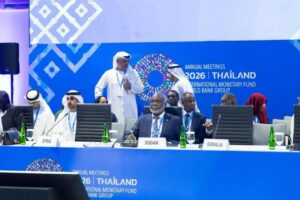  وزير المالية السوداني جبريل إبراهيم يحذر في اجتماع وزراء المالية العرب والبنك الدولي من تأثير تطورات الخليج على سلاسل الإمداد وتكاليف الإنتاج والأمن الغذائي في السودان.