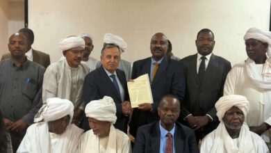 تحالف القوى الوطنية يطالب جامعة الدول العربية بدعم الحوار السوداني الجامع، وتعيين مبعوث خاص للسودان وإعادة فتح مكتبها بالخرطوم لحماية وحدة البلاد ودعم السلام.