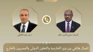 وزيرا خارجية مصر والسودان يؤكدان عمق العلاقات الثنائية بين البلدين والشعبين الشقيقين