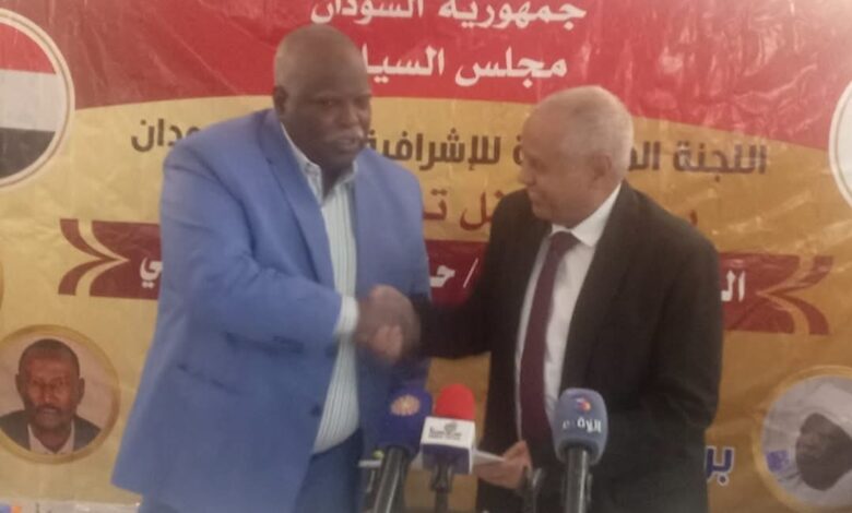 اكتمال إجراءات التسليم والتسلّم للجنة المشتركة لإشرافية أبيي – السودان بالخرطوم، وتأكيد الرئيس الجديد أهمية الاستقرار والحل السلمي والالتزام بالاتفاقيات المنظمة للقضية.